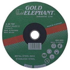 Strend Pro Kotúč Gold Elephant 41AA 150x1,6x22,2 mm, rezný na kov a nerez A46TBF