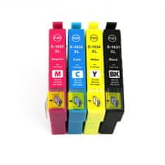 Miroluk Atramentová náplň pre Epson WorkForce WF 2520 NF kompatibilná (čierna - black, azúrová - cyan, purpurová - magenta, žltá - yellow)