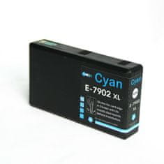 Miroluk Atramentová náplň pre Epson WorkForce Pro WF 5190 DW kompatibilná (azúrová - cyan)