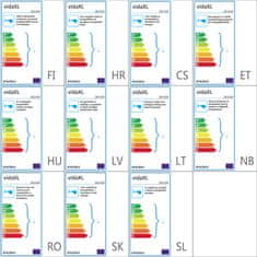 Vidaxl 4-cestné stropné svietidlo čierne 60 cm E27