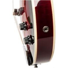 Stagg M50 E, elektroakustická bluegrassová mandolína, redburst