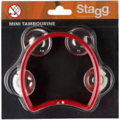 Stagg TAB-MINI/RD, mini tamburína červená