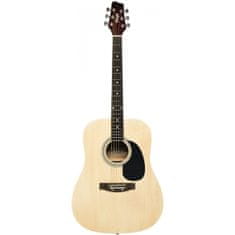 Stagg SA20D NAT, akustická gitara typu Dreadnought