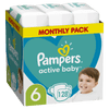 Pampers Active Baby Plienky Veľkosť 6 128 ks, 13kg-18kg