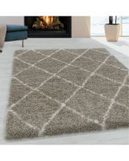 Ayyildiz Kusový koberec Alvor Shaggy 3401 beige 80x150