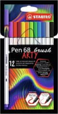 Stabilo Fixy "Pen 68", 12 farieb, 1 mm