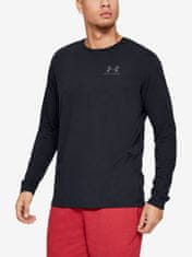 Under Armour Tričko SPORTSTYLE LEFT CHEST LS-BLK S