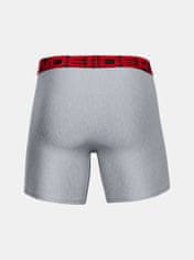 Under Armour Boxerky UA Tech 6in 2 Pack-GRY M