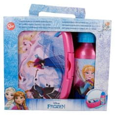 Stor Súprava na desiatu / box + fľaša DISNEY FROZEN, 17974