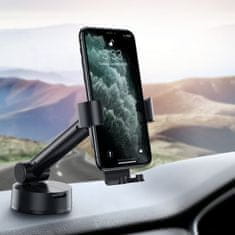 BASEUS Gravity Car Mount držiak na mobil do auta, čierny