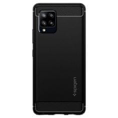 Spigen Rugged Armor silikónový kryt na Samsung Galaxy A42 5G, čierny