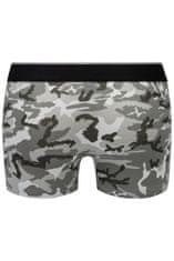 Replay Boxerky Boxer Style 8 Cuff Logo&Camouflage 2Pcs Box - Black/Camoufl Grey M