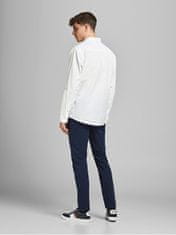 Jack&Jones Pánska košeľa JJEOXFORD Slim Fit 12182486 White (Veľkosť S)