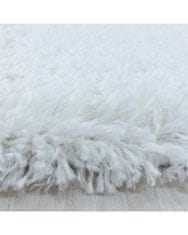 Ayyildiz AKCIA: 80x150 cm Kusový koberec Fluffy Shaggy 3500 white 80x150