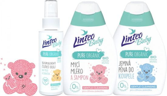 LINTEO Baby BIO set kompletná starostlivosť o Vaše bábätko