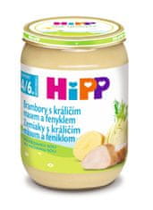 HiPP Zemiaky s králičím a feniklom - 6x190g