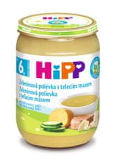 HiPP BIO zeleninová s telacím mäsom 6x 190 g