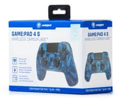 Snakebyte Game:Pad 4 S Wireless (camo blue) bezdrôtový ovládač pre PS4