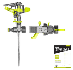 Bradas Zavlažovač rotačný 3-ramenný s kovovým hrotom LIME LE-6104