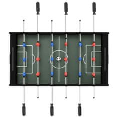 Vidaxl Mini stolný futbal 69x37x62 cm čierny