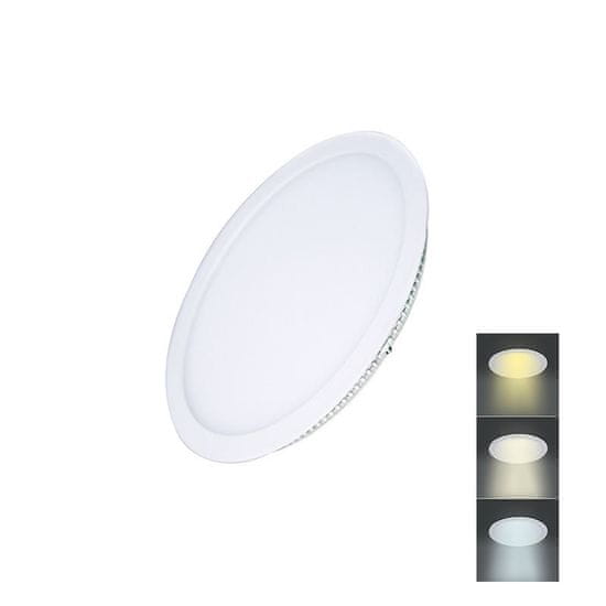 Solight Solight LED mini panel CCT, podhľadový, 6W, 450lm, 3000K, 4000K, 6000K, okrúhly WD146