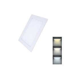 Solight Solight LED mini panel CCT, podhľadový, 6W, 450L, 3000K, 4000K, 6000K, štvorcový WD147