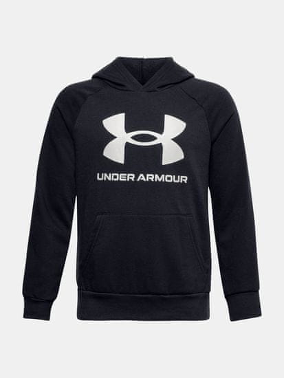 Under Armour Mikina RIVAL FLEECE HOODIE-BLK