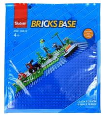 Sluban Bricks Base M38-B0833E Základová doska 32x32 modrá