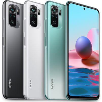 Xiaomi Redmi Note 10, štvornásobný fotoaparát, vysoké rozlíšenie, ultraširokouhlý fotoaparát, makro, hĺbkový objektív, dlhá výdrž batérie, veľkokapacitné batérie, rýchlonabíjanie, káblové nabíjanie, Gorilla Glass tvrdené sklo, výkonný procesor 