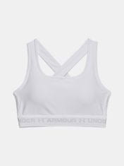 Under Armour Podprsenka UA Crossback Mid Bra-WHT XS