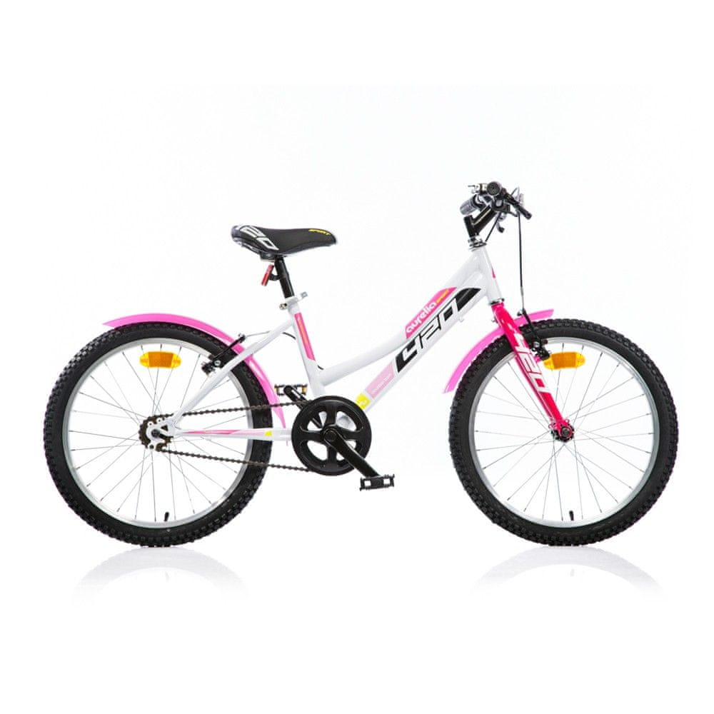 Dino bikes Aurelia 20" dievčenský, biela