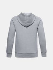 Under Armour Mikina UA RIVAL COTTON HOODIE-GRY S