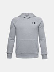 Under Armour Mikina UA RIVAL COTTON HOODIE-GRY S
