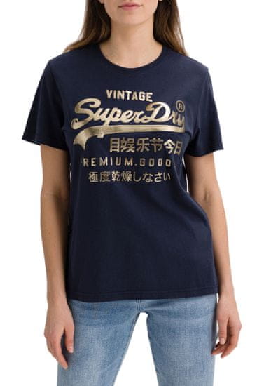 Superdry Tričko Pg Metallic Entry Tee