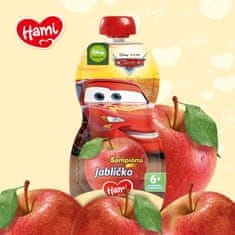 Hami Disney Cars ovocná kapsička Jabĺčko 6 x 110 g, 6+