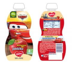 Hami Disney Cars ovocná kapsička Jabĺčko 6 x 110 g, 6+