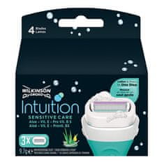 Wilkinson Sword Náhradné hlavice Wilkinson Intuition Naturals Sensitive 3 ks