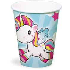 Párty tégliky Jednorožec - Little Unicorn 250ml - 8 ks