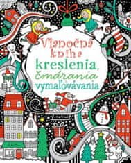 Vianočná kniha kreslenia, čmárania a vymaľovávania