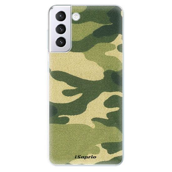 iSaprio Silikónové puzdro - Green Camuflage 01 pre Samsung Galaxy S21+
