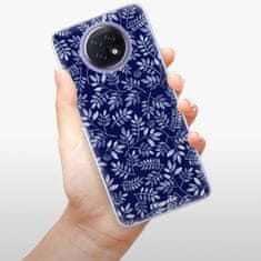 iSaprio Silikónové puzdro - Blue Leaves 05 pre Xiaomi Redmi Note 9T