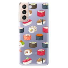 iSaprio Silikónové puzdro - Sushi Pattern pre Samsung Galaxy S21