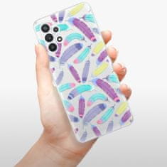 iSaprio Silikónové puzdro - Feather Pattern 01 pre Samsung Galaxy A32 5G