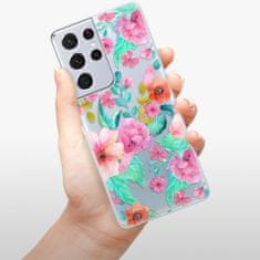 iSaprio Silikónové puzdro - Flower Pattern 01 pre Samsung Galaxy S21 Ultra