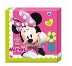 Párty papierové servítky myška Minnie - Happy Helpers - 33x33 cm - 20 ks