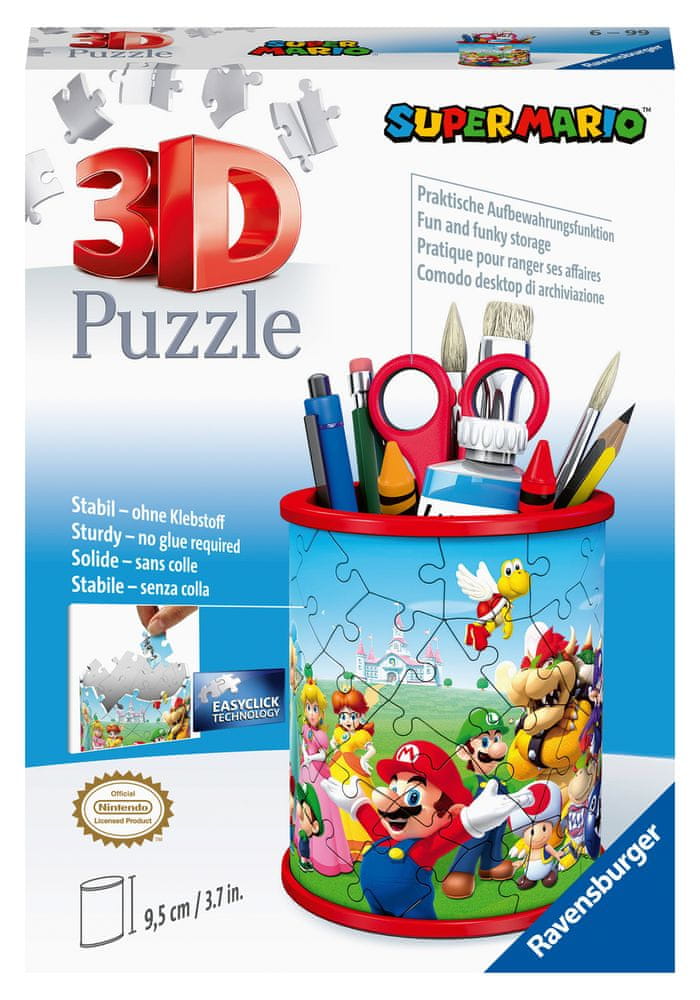 Ravensburger 3D Puzzle Stojan na ceruzky Super Mario 54 dielikov