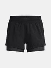 Under Armour Kraťasy UA IsoChill Run 2N1 Short-BLK M