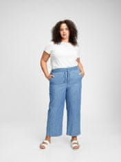 Gap Nohavice hr linen wide leg chambray 4