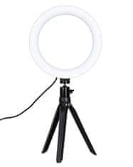 Quadralite LED RGB Ring Light 8 kruhové svetlo so stojanom a ovládaním