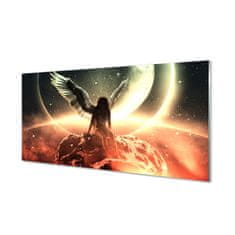 tulup.sk Nástenný panel  Ženského krídla meteorit mesiac 100x50 cm